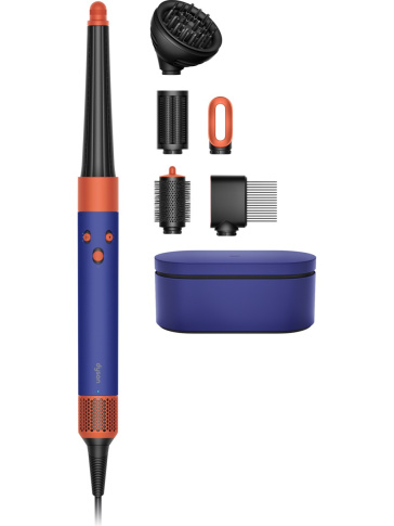Dyson Airwrap i.d.™ saç şekillendirme ve kurutma seti Kıvırcık+Bukleli (Vinca Mavisi/topaz)